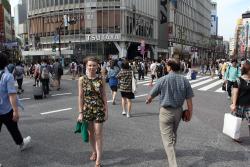 Wielokierunkowe przejcie dla pieszych w Shibuya