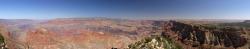 Panorama z Desert View, najbardziej na wschd wysunietej czci parku.