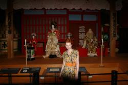 Museum historii Tokyo/Edo. Ekspozycja teatru kabuki.