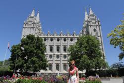 witynia Mormona: centalne miejsce w Salt Lake City